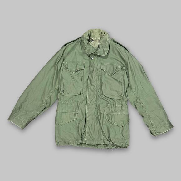 Vintage US Army M-65 Field Jacket OG-107 Cold Weather Coat - Size M - Picture 1 of 4